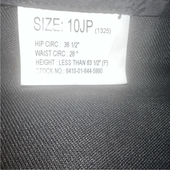 NWT Women’s U.S. Navy Pants 100% Wool Sailor Deep Blue SZ 10JP Military - Picture 10 of 11